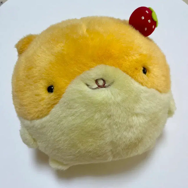 [BUNJANG] Classic Strawberry Hemmaro Large Plush Doll / 고전 딸기 햄마로 인형 대형
