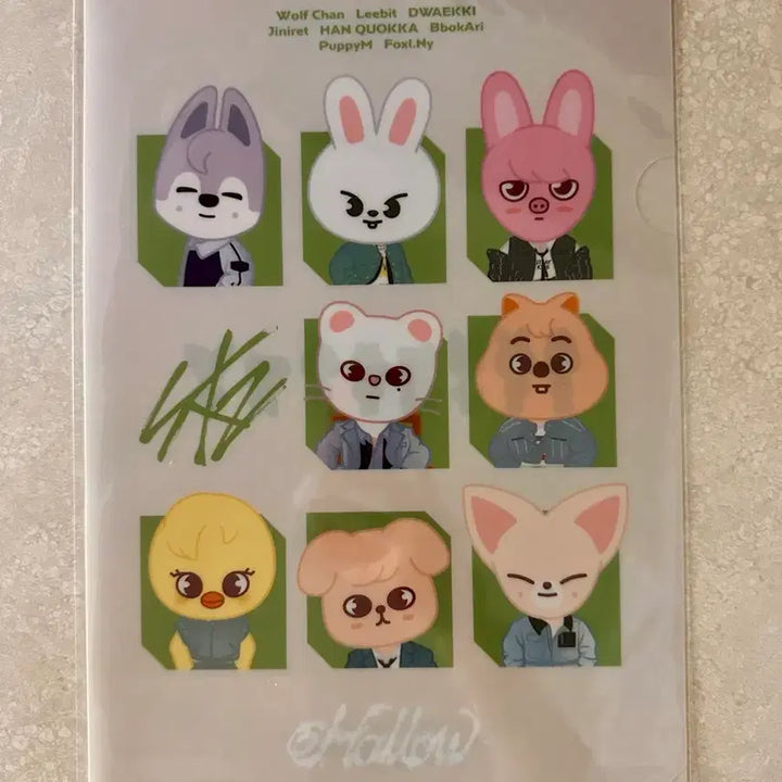 [BUNJANG] Stray Kids SKZOO Japan Exhibition MD Clear File / 스트레이키즈 SKZOO 일본 전시회 md 클리어파일