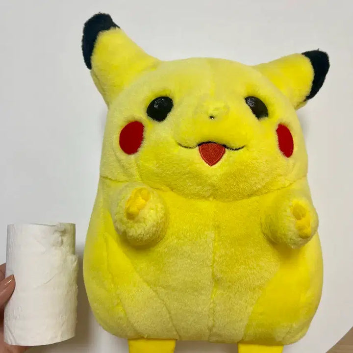 [BUNJANG] Vintage Pokemon Chubby Pikachu Plush Doll (30cm) / 희귀 포켓몬스터 고전 뚱카츄 피카츄 인형