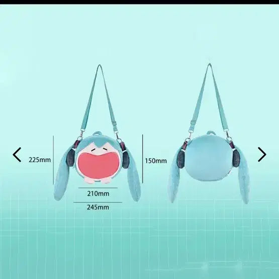 [BUNJANG] Vocaloid Hatsune Miku Ita Bag Crossbody Bag / 보컬로이드 하츠네미쿠 이타백 크로스백