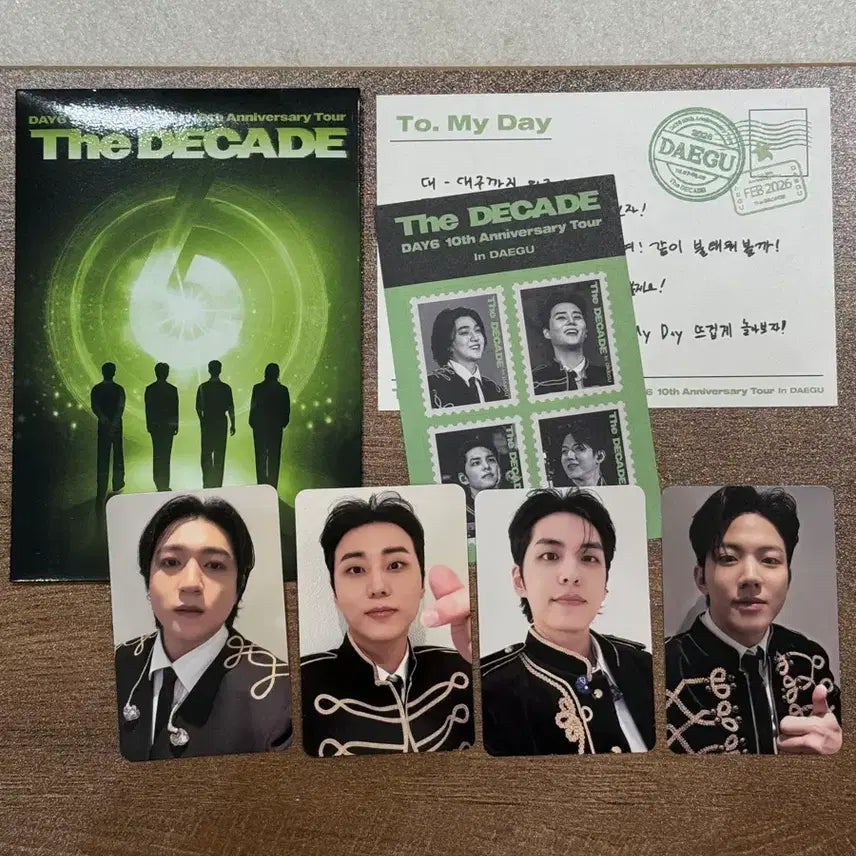 [BUNJANG] Day6 Sungjin Young K Wonpil Dowoon Photocard / 데이식스 성진영케이원필도운 포카 대구 입장기프트