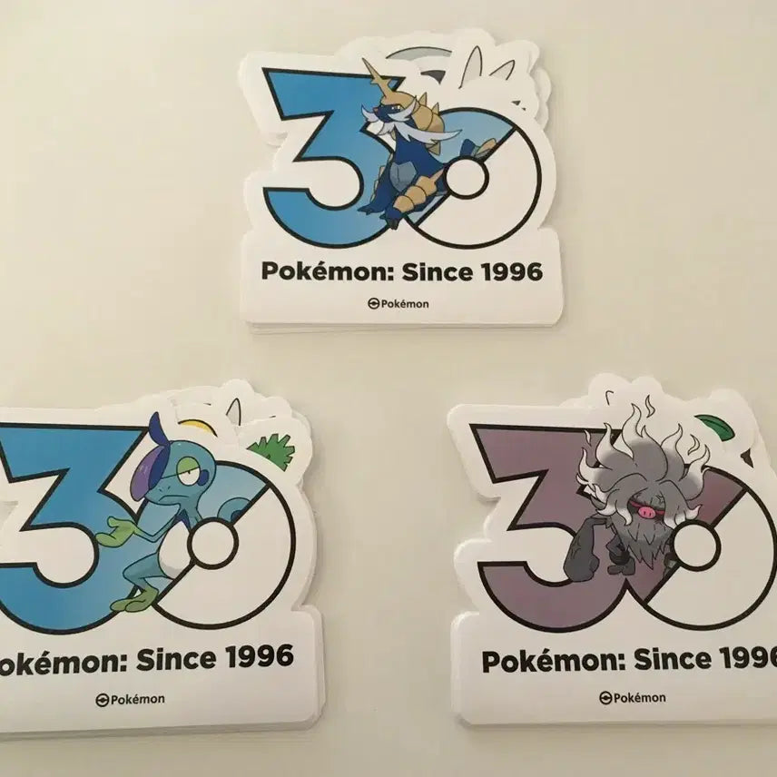[BUNJANG] Pokemon 30th Anniversary Sticker Set / 포켓몬 30주년 스티커 원가양도 대검귀 누겔레온 저승갓숭