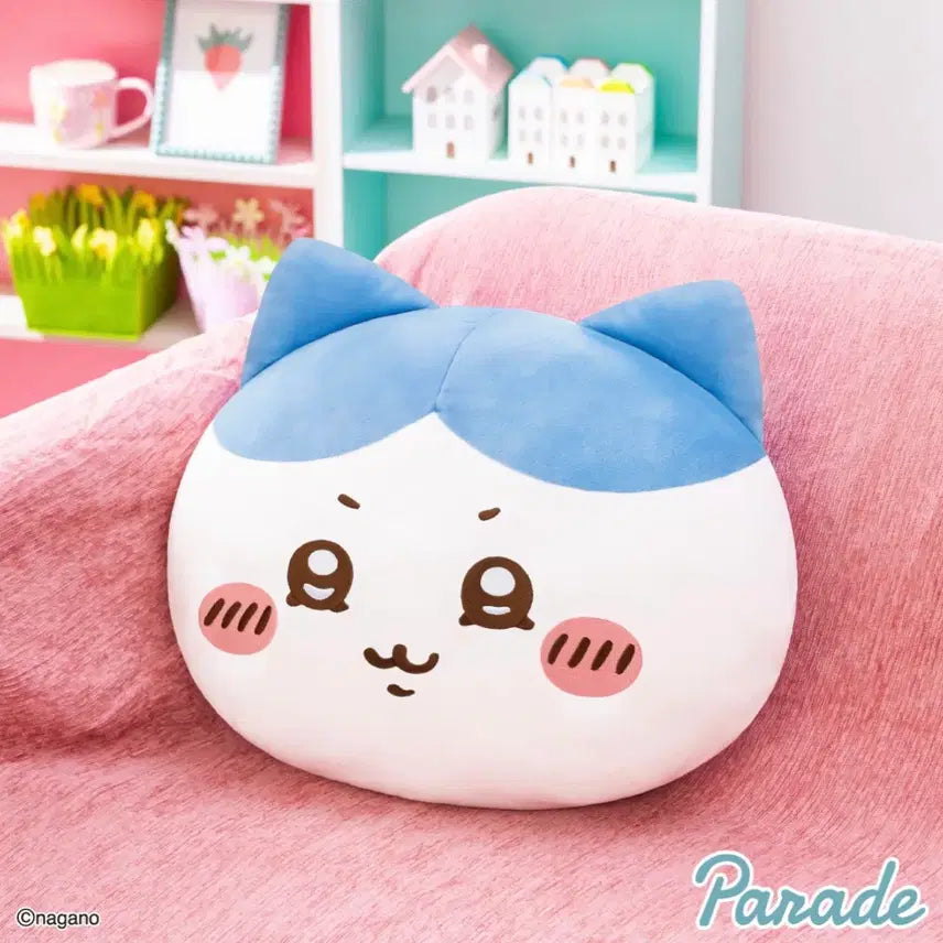 [BUNJANG] Hachiware Mochi Face Cushion XL (New, Unsealed) / 신상.미개봉) 하치와레 모찌루 xl 얼굴쿠션 새상품
