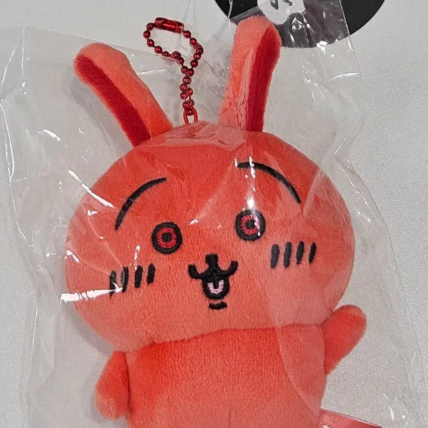 [BUNJANG] Chiikawa Usagi Mascot Plush Keychain / 치이카와 악마 빨사기 빨간 우사기 마스코트 인형 키체인 새제품