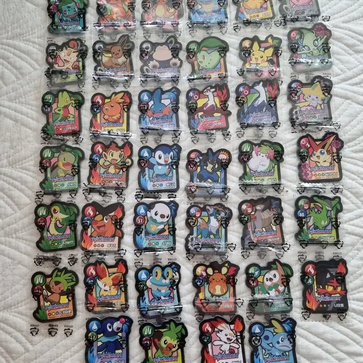 [BUNJANG] Pokemon Monster Cookie Magnet Set (40 types) / 포켓몬몬스터쿠키 마그넷 (40종)