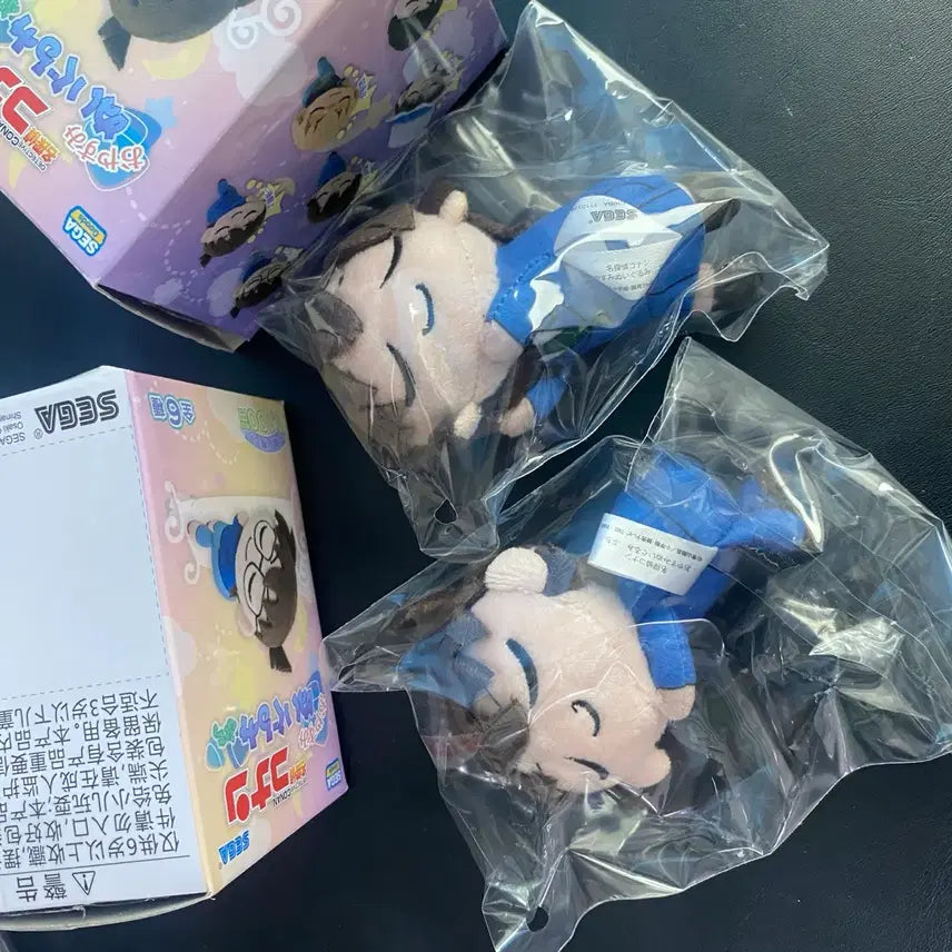 [BUNJANG] Detective Conan Shinichi &amp; Ran Sleepy Plush Bundle Set / 명탐정코난 오야스미 신이치 란 누이 일괄