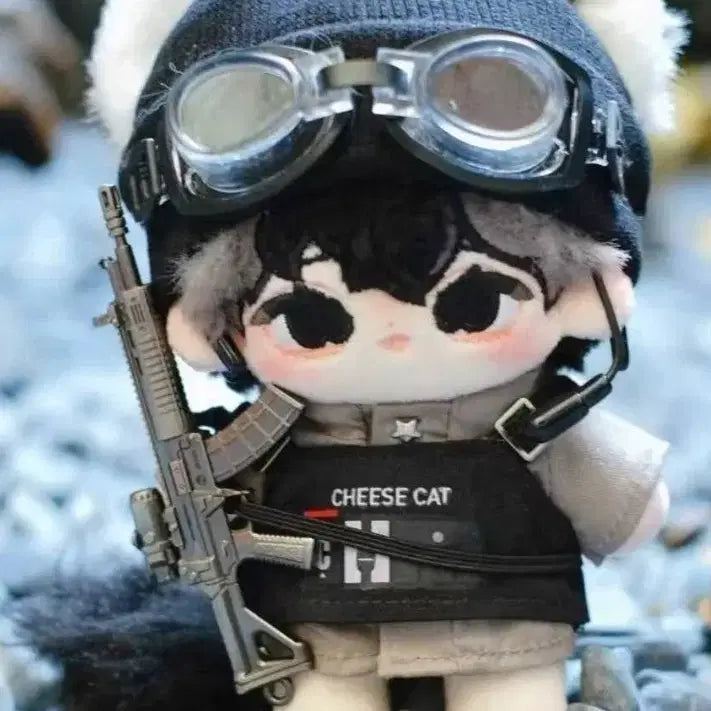 [BUNJANG] 10cm Cotton Doll Clothes Snow Leopard Special Forces Set Bundle Set / 10cm솜인형옷 설표 특수부대옷 세트 일괄 양도합니다