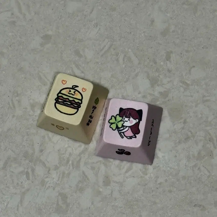 [BUNJANG] Isegye Idol Jingburger Jururu Bundle Set Keycaps / 급처 일괄)이세계아이돌 이세돌 징버거 주르르 키캡양도