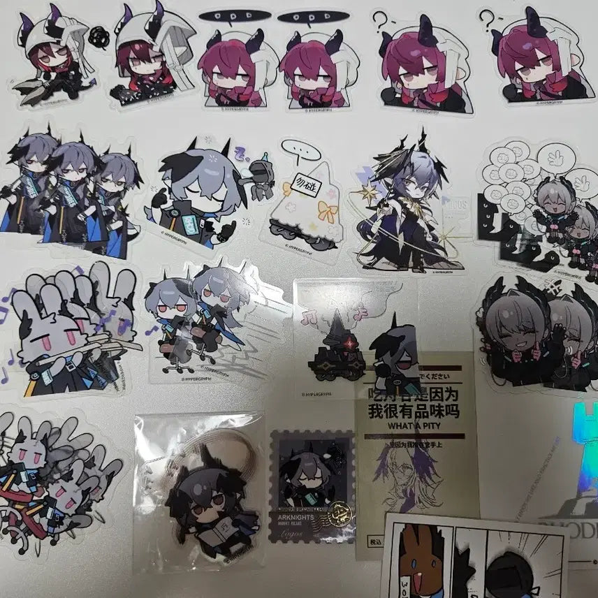 [BUNJANG] Arknights Logos Rhodas Sticker Set / 명일방주 로고스 위주 로도스 스티커 세트