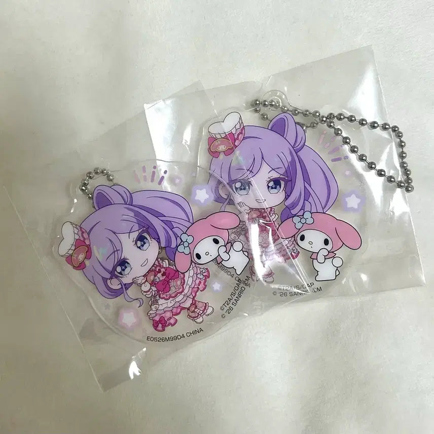 [BUNJANG] Onegaipri Sanrio Collaboration Gacha Keyring Ema / 오네가이 아이프리 산리오 콜라보 가챠 키링 에마
