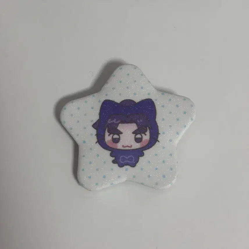 [BUNJANG] Nintama Rantarou Shioe Monjirou Star Shape Can Badge / 닌타마 란타로 시오에 몬지로 뱃지 비공굿