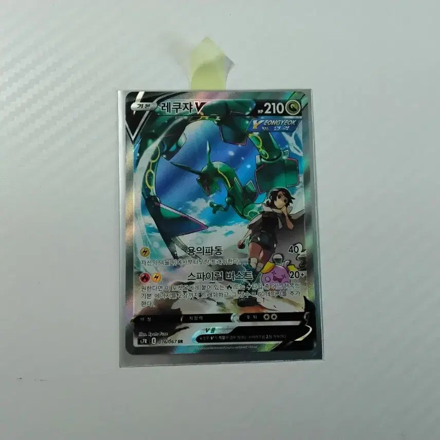 [BUNJANG] Rayquaza V Special Illustration Rare / 레쿠자 v 특일