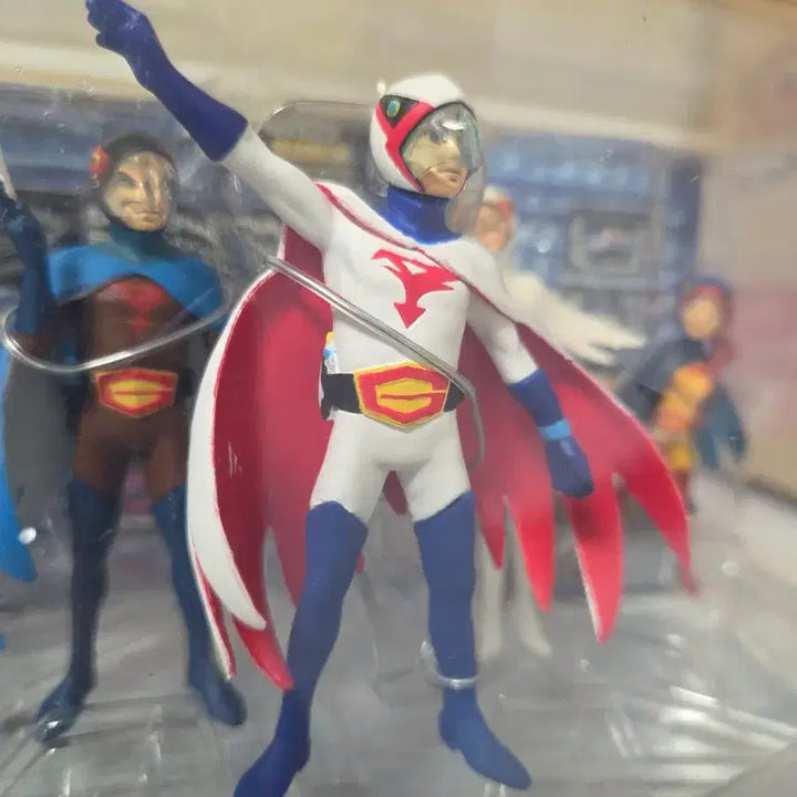 [BUNJANG] Gatchaman Eagle Five Figure Set (Unsealed) / 독수리오형제 갓챠맨 피규어 세트 유니파이브 미개봉