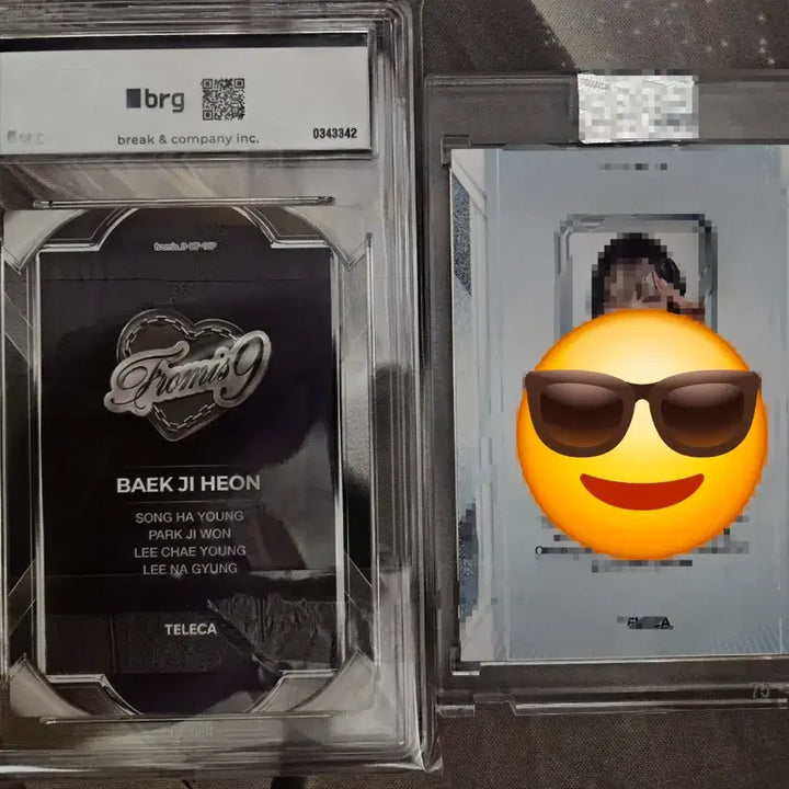 [BUNJANG] fromis_9 Baek Ji-heon Purple Limited Edition BRG Graded Photocard / 테레카 프로미스나인 백지헌 퍼플 리미티드 99한정 BRG 등급카드
