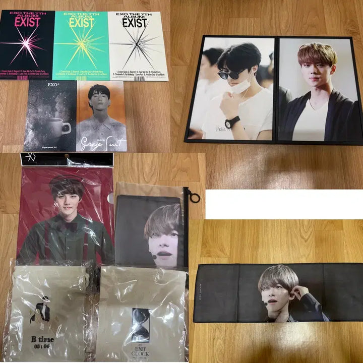 [BUNJANG] EXO Album Frame Slogan Goods Bundle Set / 엑소 앨범 액자 슬로건 굿즈 일괄 양도