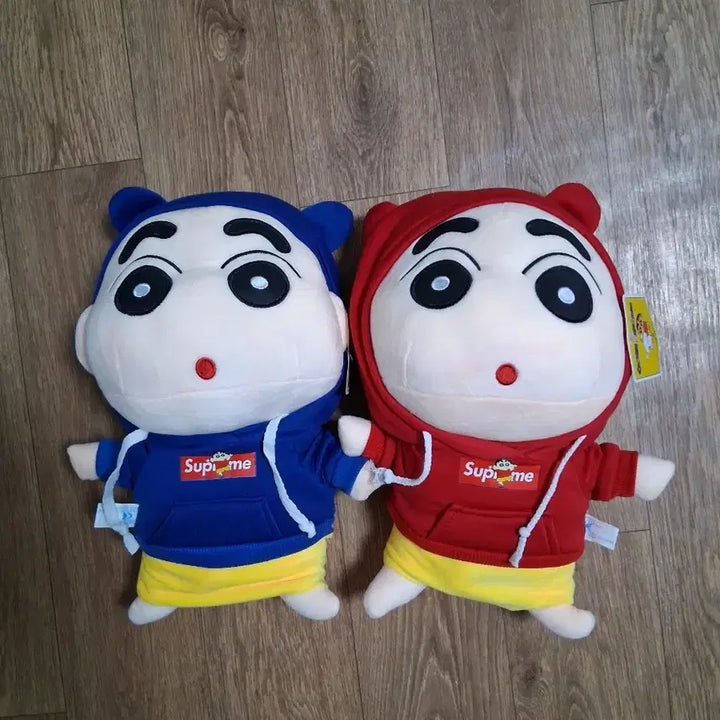 [BUNJANG] Crayon Shin-chan Hoodie Plushie Set / 후드티 짱구봉제인형 세트(무료배송)