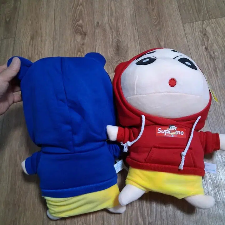 [BUNJANG] Crayon Shin-chan Hoodie Plushie Set / 후드티 짱구봉제인형 세트(무료배송)