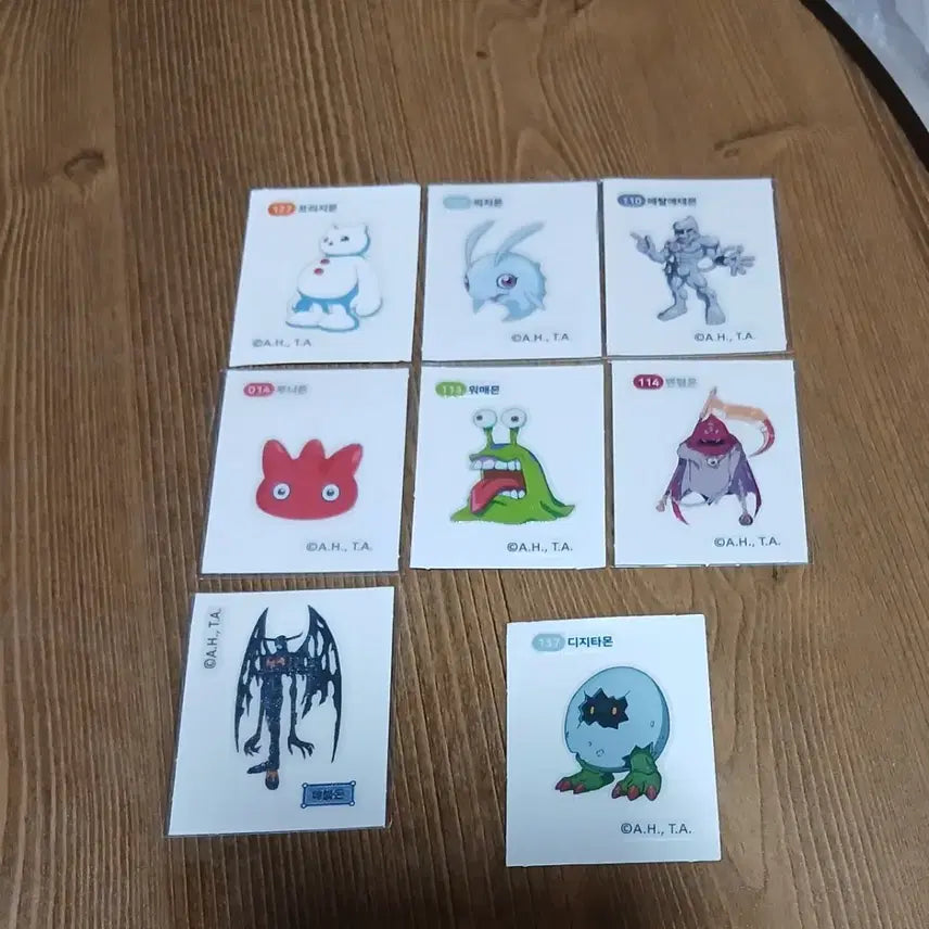 [BUNJANG] Digimon Sticker (Choose 1) / 디지몬 띠부씰 1개 선택