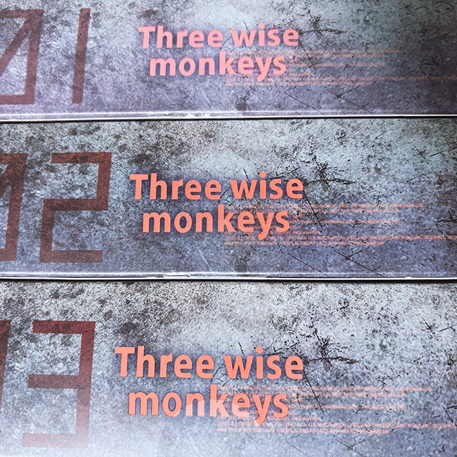 [BUNJANG] Snail Shell Three Wise Monkeys Figurines Set / 스네일쉘 삼원숭이 피규어