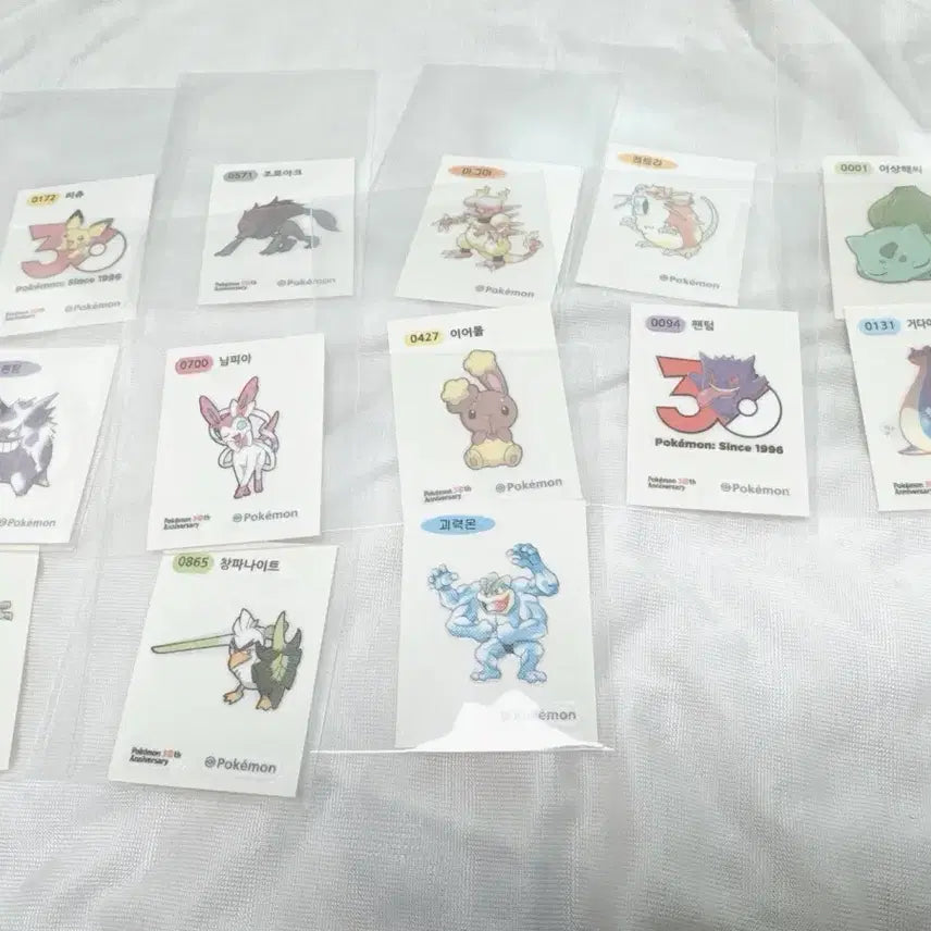 [BUNJANG] Pokemon Stickers / 포켓몬 띠부씰
