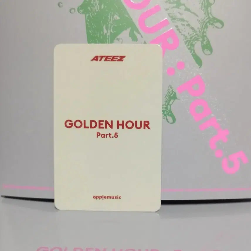 [BUNJANG] ATEEZ Yunho Golden Hour : Part.5 Apple Music Photocard / 에이티즈 애플뮤직 어머나 윤호