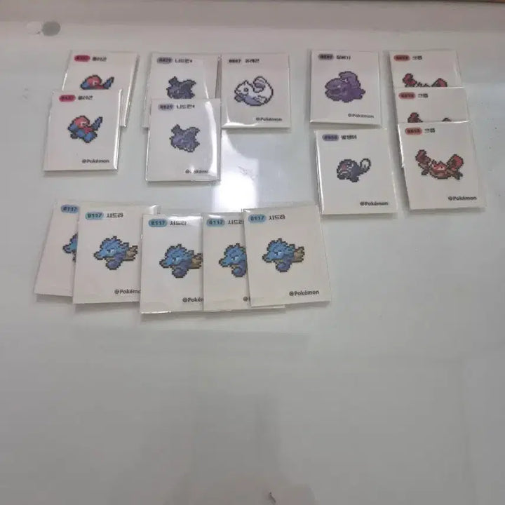 [BUNJANG] Pokemon Pixel Stickers / 포켓몬 픽셀 띠부씰