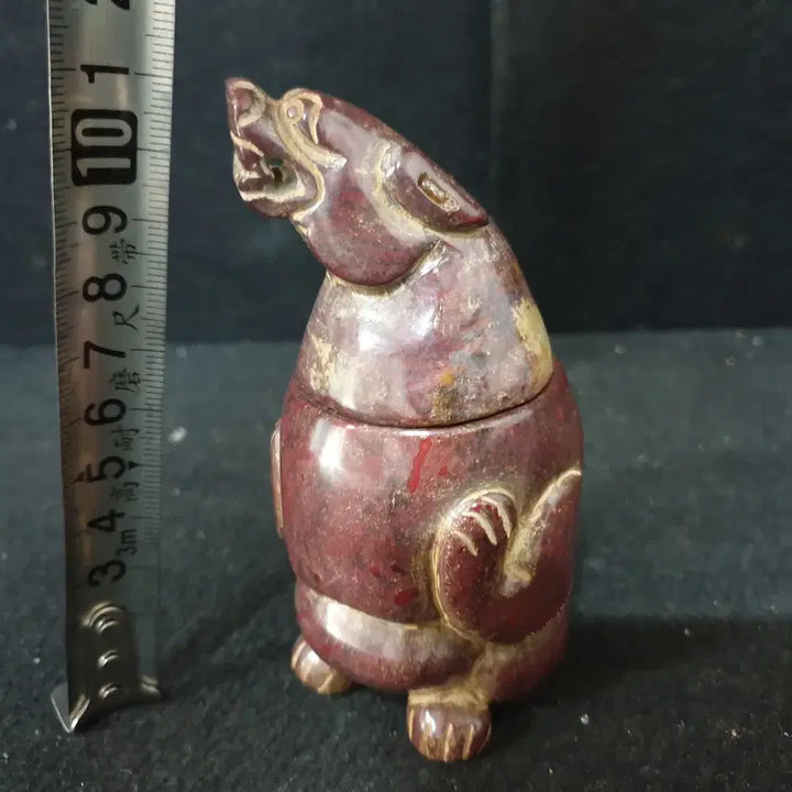 [BUNJANG] Excavated Animal Sculpture Jade Box / (수원만물)출토 동물상 옥함