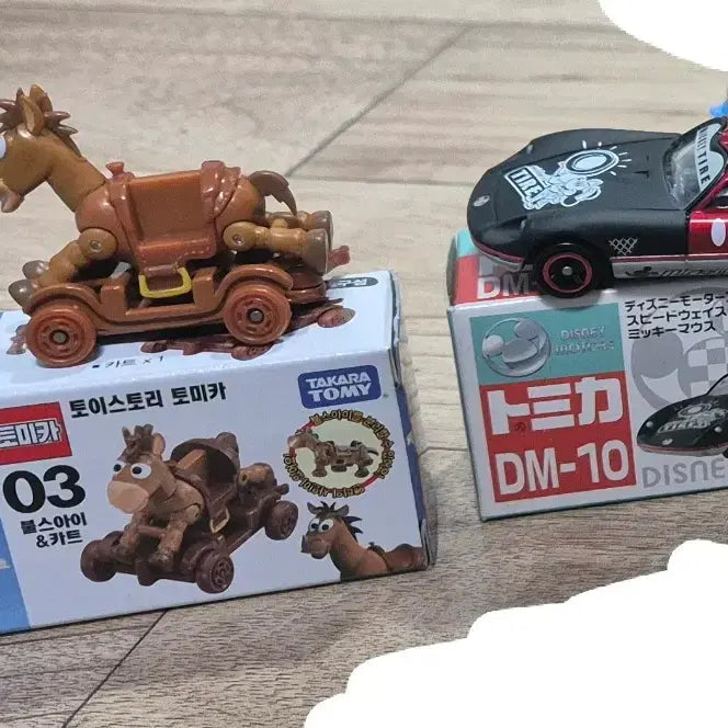 [BUNJANG] Disney Pixar Tomica Mickey Mouse &amp; Toy Story Bullseye Bundle Set / 디즈니 픽사 토미카) 미키마우스 토이스토리 불스아이 일괄 판매