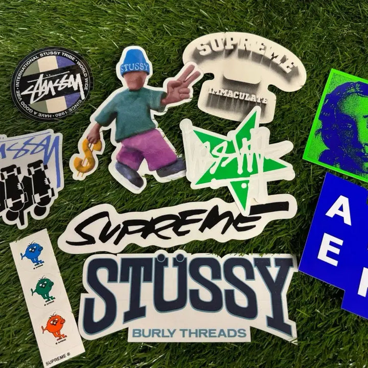 [BUNJANG] Supreme Stussy Nike Authentic Sticker Set / 마지막 1개 재고 / (슈프림/스투시/나이키) 정품 스티커 세트