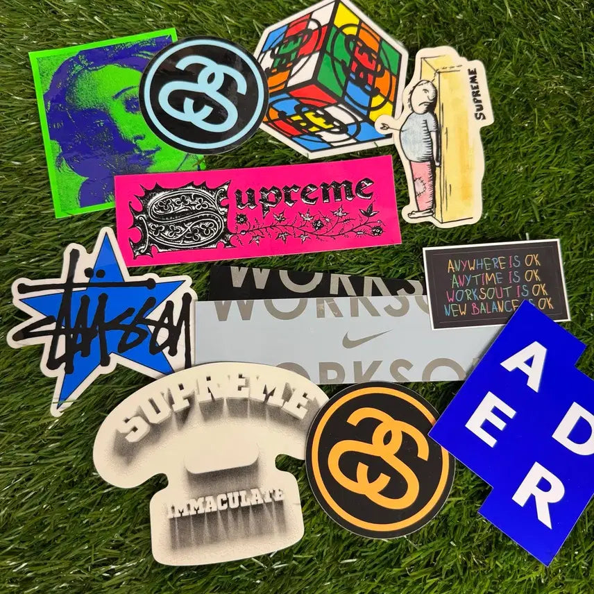 [BUNJANG] Supreme Stussy Nike Authentic Sticker Set / (슈프림/스투시/나이키) 정품 스티커 세트