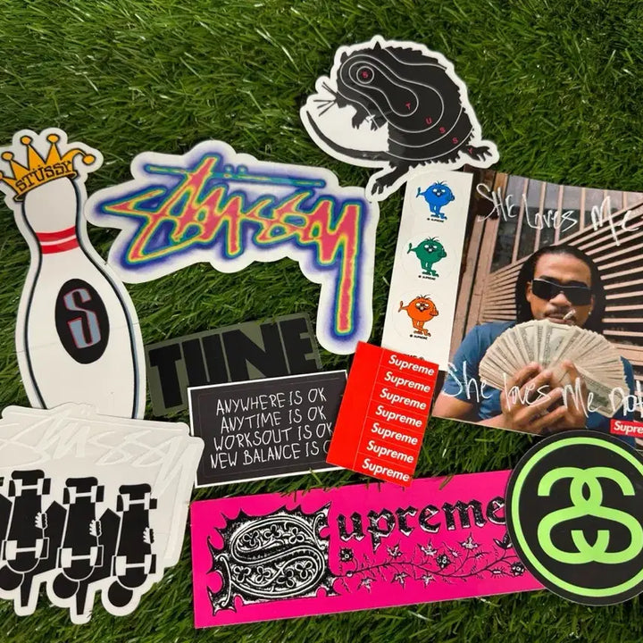 [BUNJANG] Supreme Stussy Nike Authentic Sticker Set / 마지막 1개 재고 / (슈프림/스투시/나이키) 정품 스티커 세트