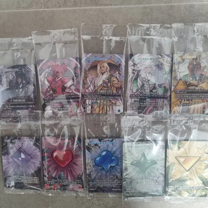 [BUNJANG] Cookie Run BraveHerses Obsidian Card Set Full Set / (새상품) 쿠키런 브레이버스 흑요석 카드 세트 전종