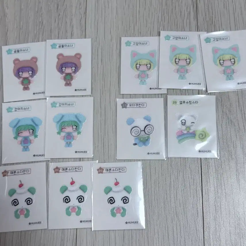 [BUNJANG] HooHooHoo Sticker Set - Trade or Purchase / 후후이 띠부씰 교환 판매