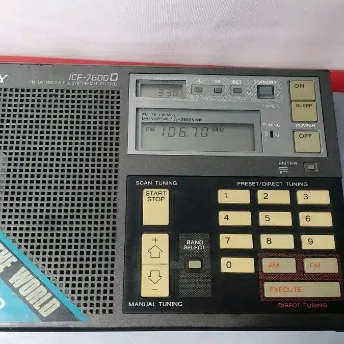 [BUNJANG] Sony World Band Receiver ICF-7600D / 소니 월드밴드 수신기 ICF-7600D 정상작동합니다
