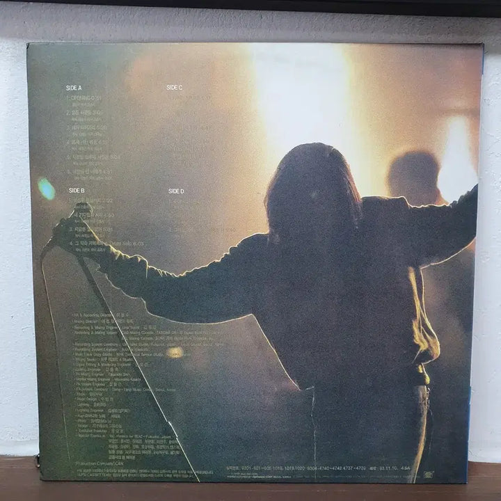 [BUNJANG] Kim Jong Seo Live 2 1993 LP / 김종서라이브 2 LP 1993 지구레코드