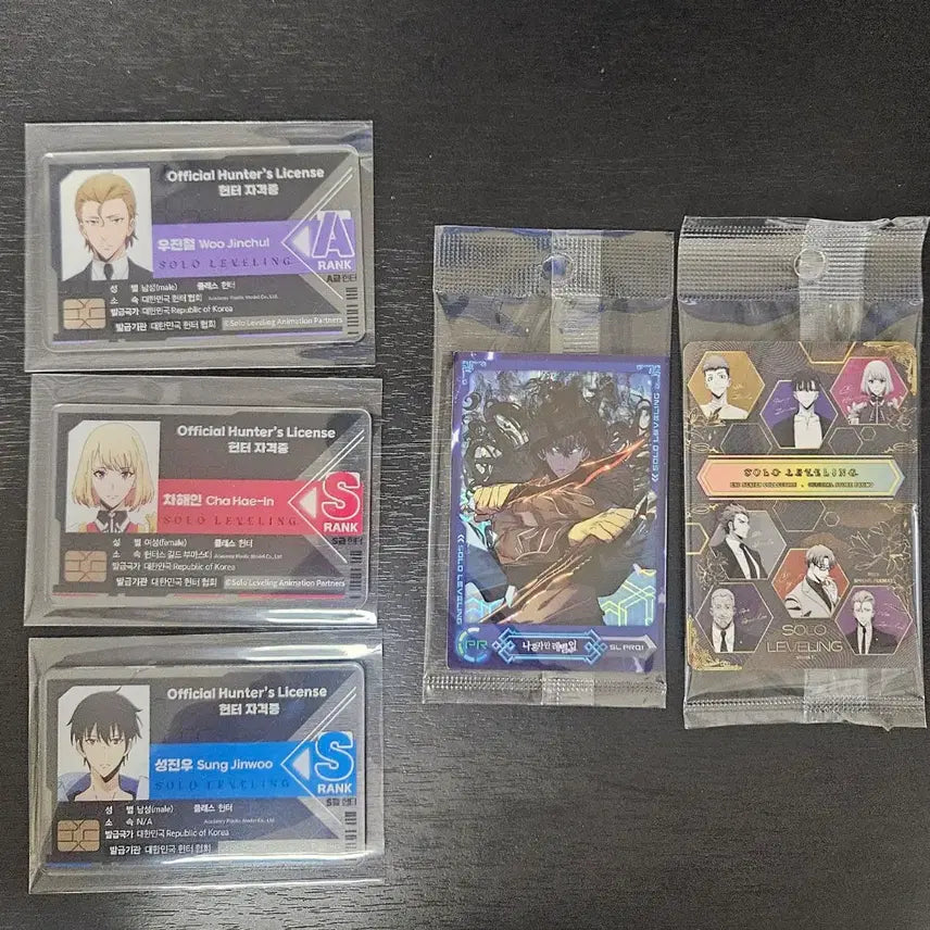 [BUNJANG] Solo Leveling Card Bundle Set / 나혼자만레벨업카드 일괄판매