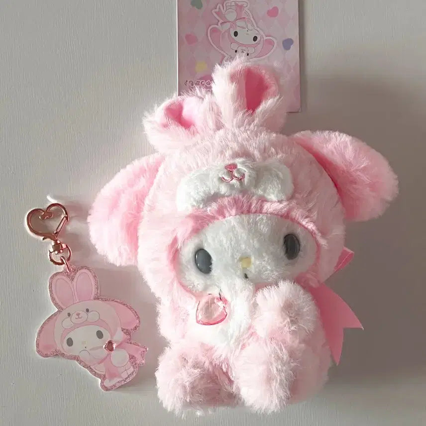 [BUNJANG] My Melody Fairy Rabbit Mascot Keychain Bundle Set / (일괄)마이멜로디 페어리래빗 요정토끼 마스코트 키홀더