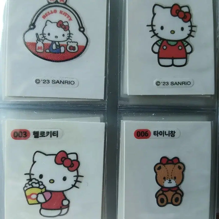 [BUNJANG] Sanrio Sticker Set (20 Regular, 2 Glitter) / 산리오 띠부씰 56종 일괄 일반씰 43종 반짝이씰 13종 산리오띠부씰