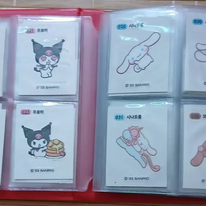 [BUNJANG] Sanrio Sticker Set (20 Regular, 2 Glitter) / 산리오 띠부씰 56종 일괄 일반씰 43종 반짝이씰 13종 산리오띠부씰
