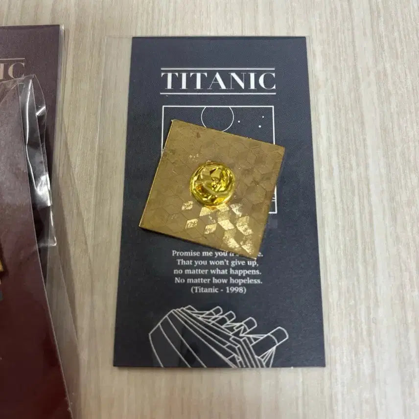 [BUNJANG] Titanic Movie Badge / 영화 타이타닉 뱃지 양도 판매