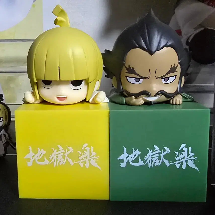 [BUNJANG] Jigokuraku Hikkake Figure Yamada Asaemon Fuuchi &amp; Tamiya Kantetsusai Bundle Set / 지옥락 힛카게 피규어 야마다 아사에몬 후치, 타미야 간테츠사이 일괄