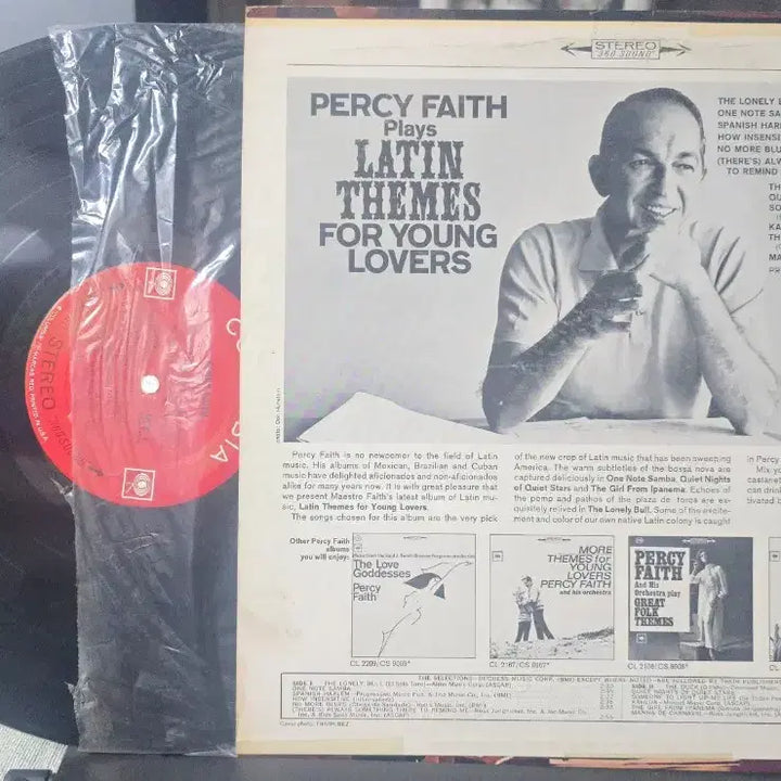 [BUNJANG] Percy Faith Plays Latin Themes For Young Lovers LP / Percy Faith_Latin Themes~lovers_LP USA