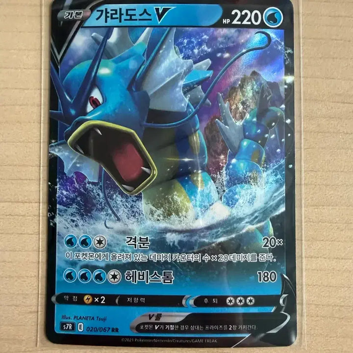 [BUNJANG] Pokemon Gyarados V Card / 포켓몬 갸라도스 V