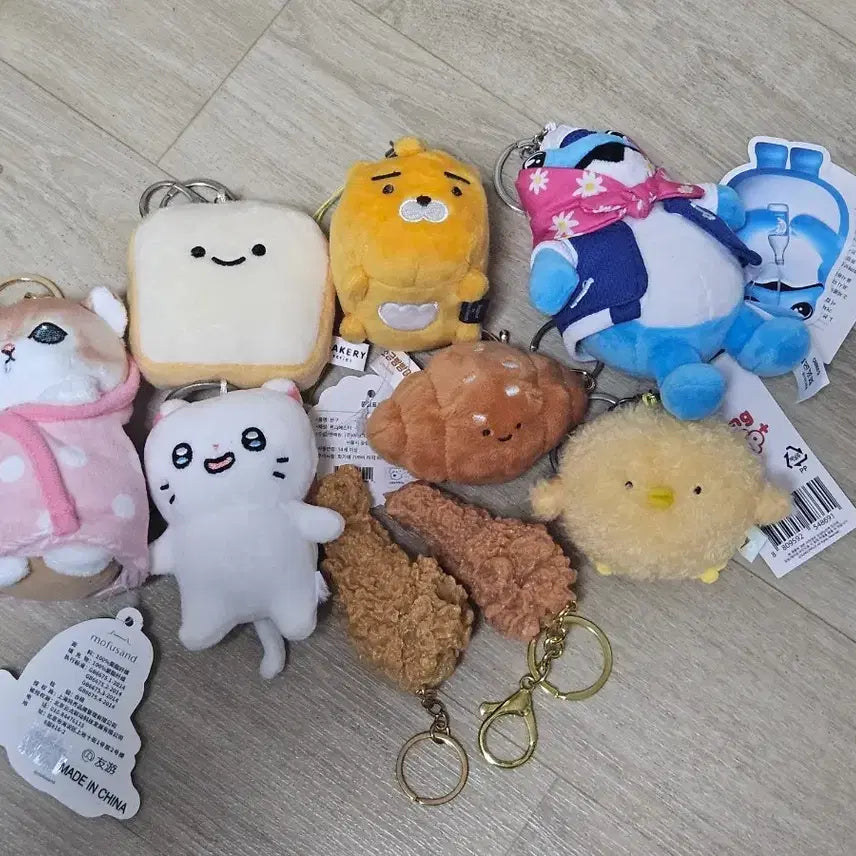 [BUNJANG] Various Plushie Keychains Bundle / 여러가지 인형 키링 일괄