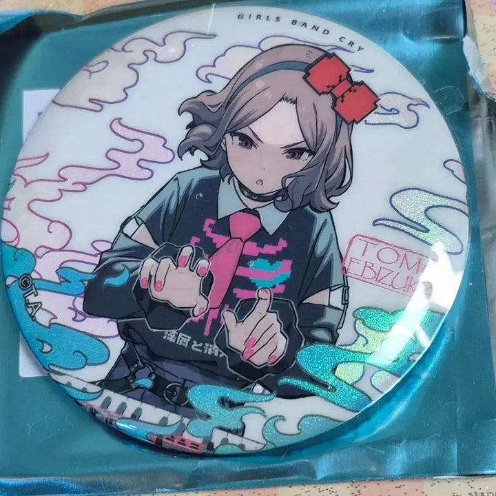 [BUNJANG] Tokyo 7th Sisters (T7S) Kashiwagi Tomo "EBISU CAFE" Collaboration Pin Badge / 걸즈밴드크라이 걸밴크 에비즈카 토모 뱃지
