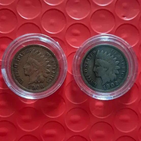 [BUNJANG] Indian Head Cent Coins (1906, 1902) / 인디언 헤드 센트 1906년 / 1902년