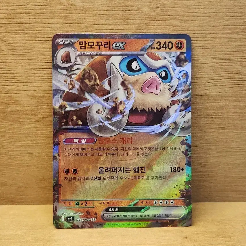 [BUNJANG] Pokemon Mamoswine ex Trading Card / [포켓몬스터](100원)포켓몬 카드 맘모꾸리ex