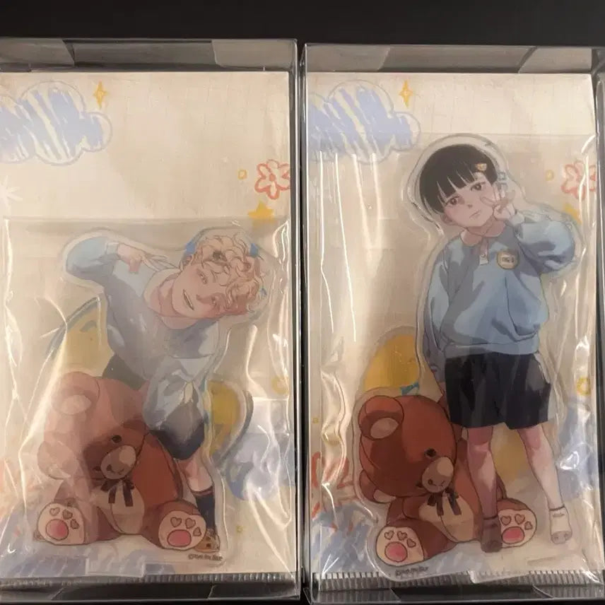 [BUNJANG] Mister Blue Manwoo School Acrylic Stand Haesung Yuju / 미스터블루 미블 만우절 유치원 아크릴 스탠드 해성 유주 디데이8일