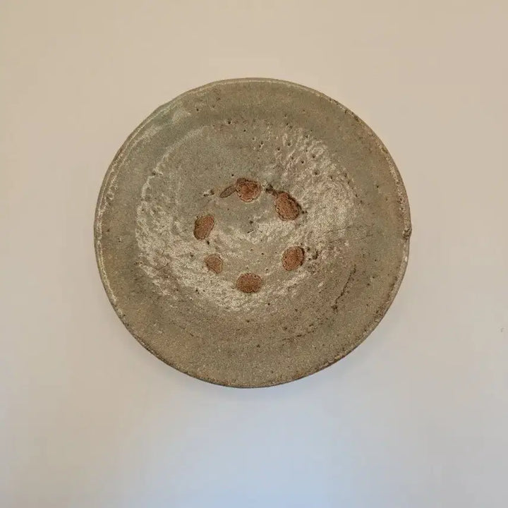 [BUNJANG] Authentic Joseon Dynasty Gyeongnam Celadon Plate Antique / 진품 조선초기 경남지역 백자 접시 골동품