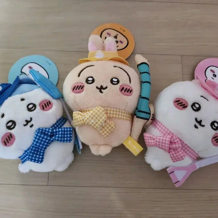[BUNJANG] Cheekawaii Picnic Keyring / [cu즉시배송]치이카와 먼작귀 피크닉 키링